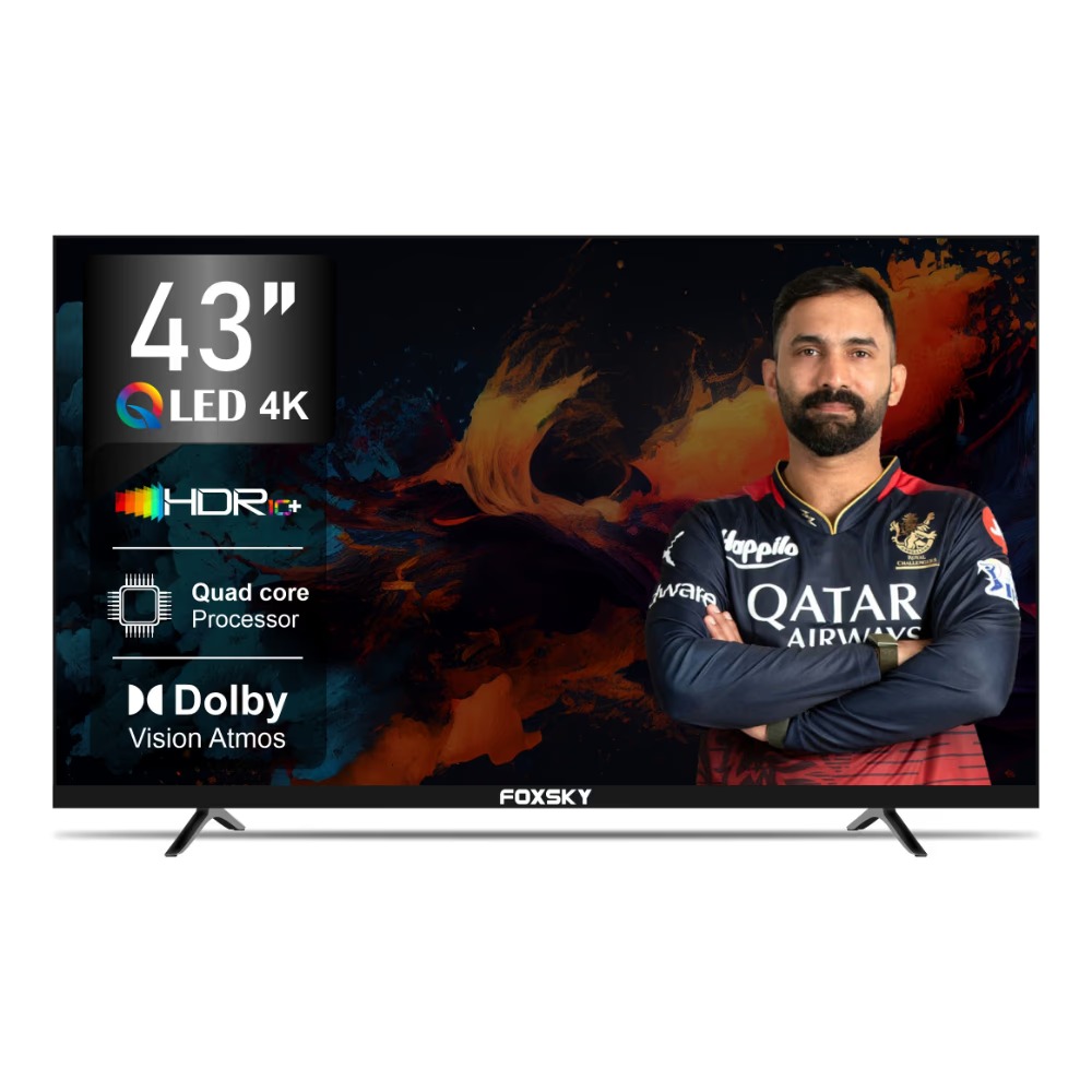 Foxsky 43 4K UHD QLED Google  43FS 2025