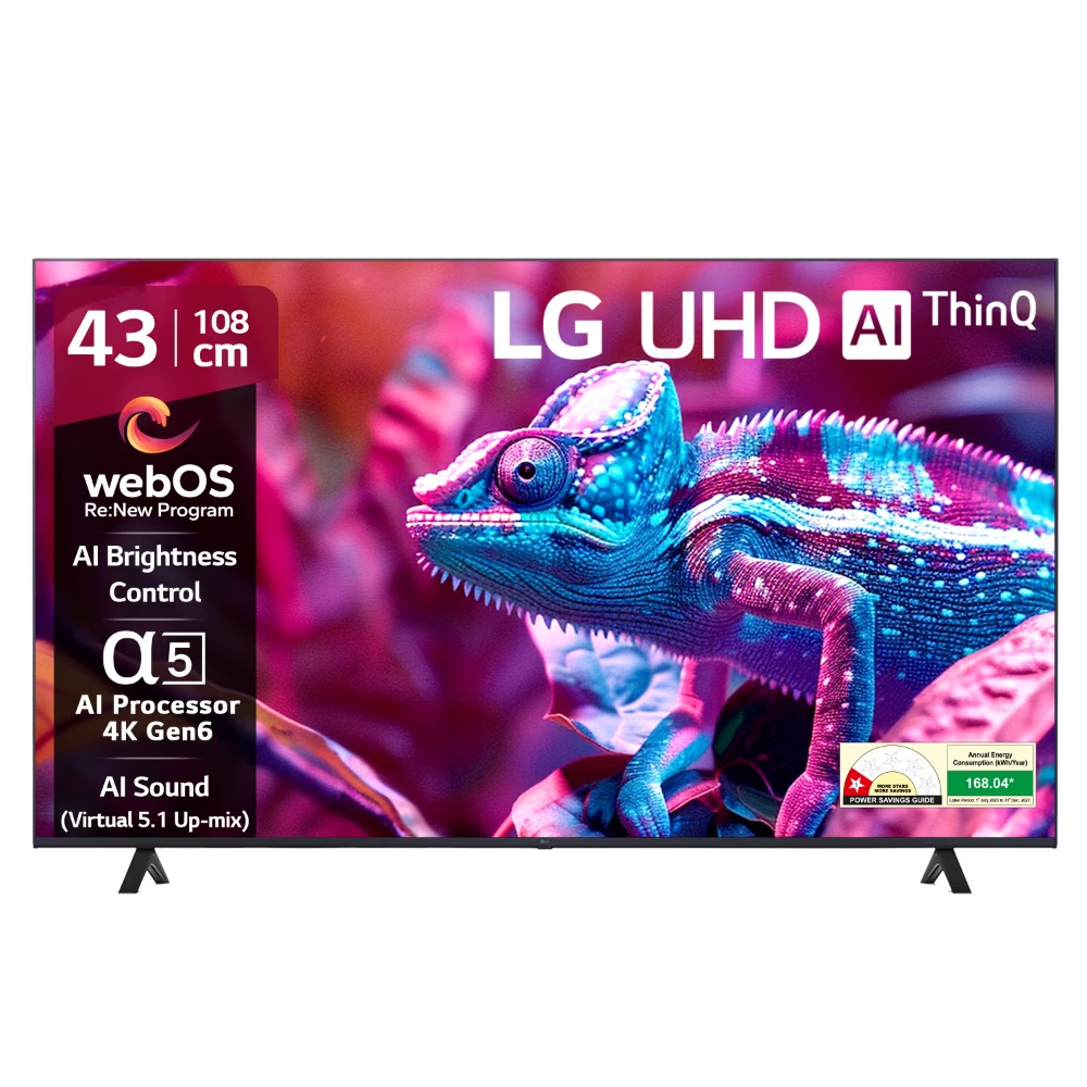 LG 43 4K UHD Smart LED TV 43UR75006LC