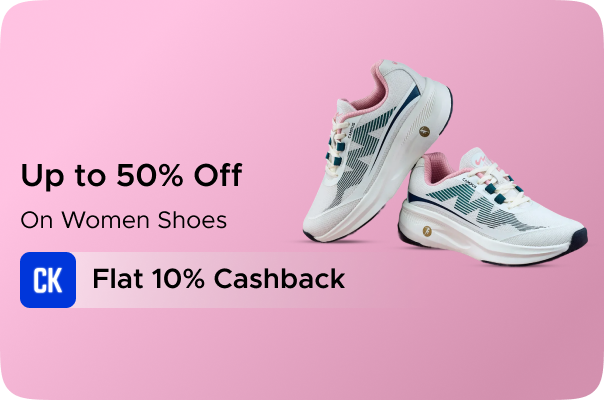 Campus: Upto 50% Off on Women Casual Shoes + Flat 10% CashKaro Cashback