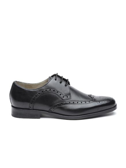 Clarks Men Black Leather Brogues Clarks Men Black Leather Brogues