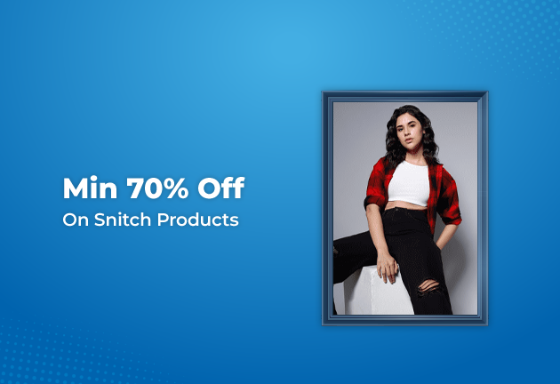 Minimum 70% Off On Snitch Products