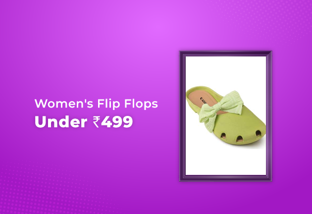 Women's Flip Flops Under Rs 499
