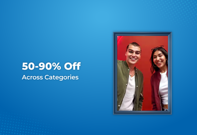 50-90% Off Across Categories