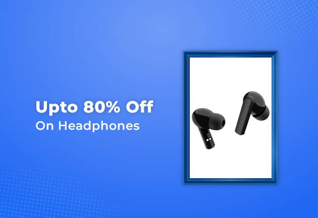 Get Upto 80% Off On Headphones