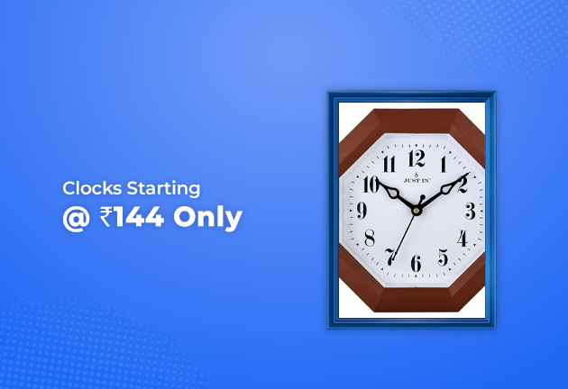Clocks Starting @ Rs 144 Only
