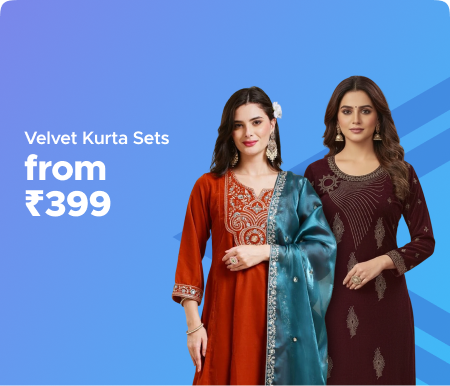 Velvet Kurta Sets from Rs 399
