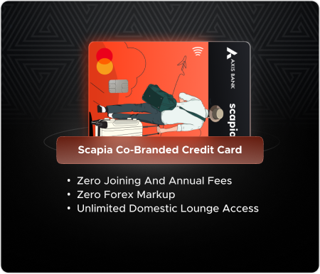 Scapia Co-Branded Credit Card Best Travel Card in India!