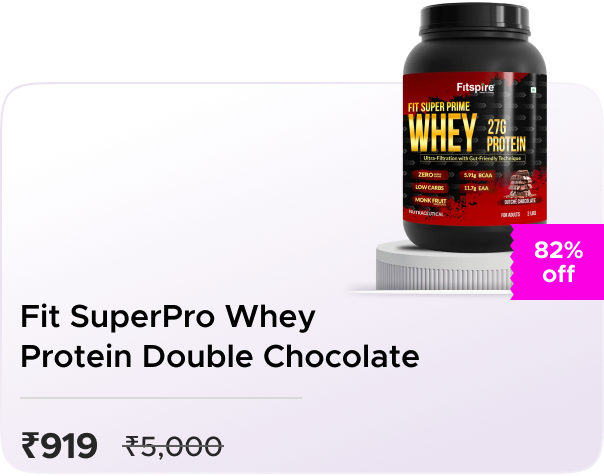 Fitspire: Fit Super Pro Whey Protein: Double Chocolate Worth ₹5000 at ₹919