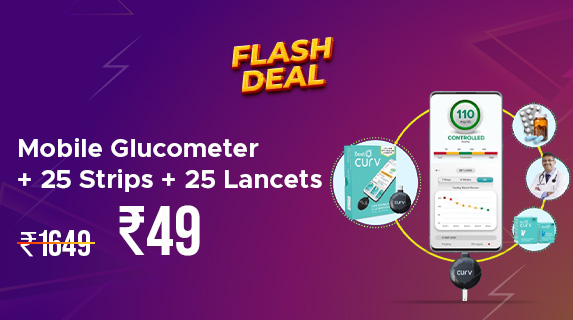 BeatO: Buy Smartphone Glucometer worth Rs 1000 at Rs 49 + FREE 25 Strips and 25 Lancets