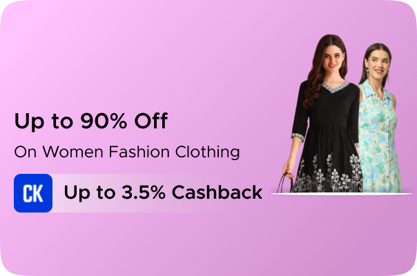 Flipkart: Upto 90% Off on Women Fashion Clothing + U