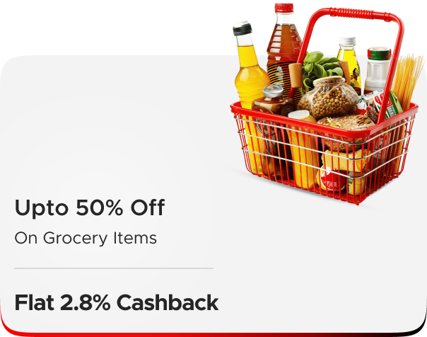 Flipkart: Upto 50% Off on Grocery Items + Upto 2.80% CashKaro Cashback