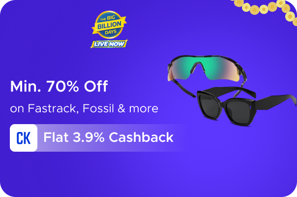 Min 70% Off on Fastrack, Vincent Chase & more  + Flat 3.9% CashKaro Cashback