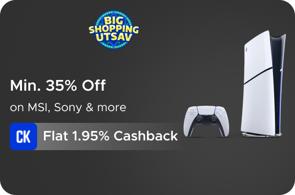 Min 35% Off on MSI, Asus & more + Flat 1.95% Cashback