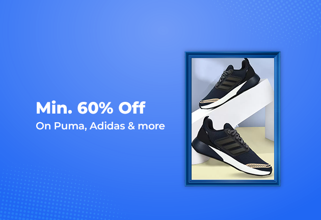Minimum 60% Off On Puma, Adidas & more