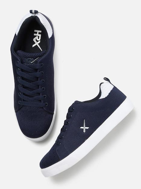 HRX by Hrithik Roshan Men Navy Sneakers HRX by Hrithik Roshan Men Navy Sneakers