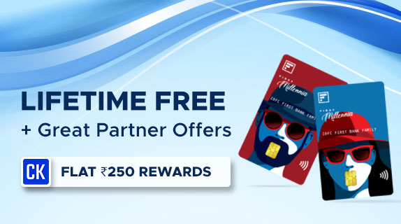 Earn Flat Rs 250 CashKaro Rewards on IDFC First Bank Credit Card Application Approval (For new applicants only)