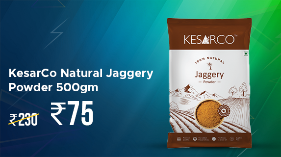 BuyKaro: Buy KesarCo Natural Jaggery Powder 500gm worth Rs 230 at Rs 75
