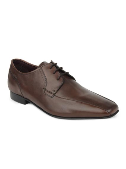 Clarks Men Brown Chilton Lace Leather Formal Shoes Clarks Men Brown Chilton Lace Leather Formal Shoes