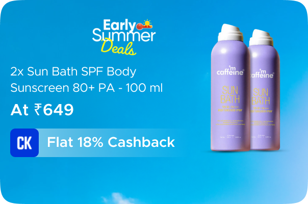 mCaffeine: Buy 2 X Sun Bath SPF Body Sunscreen 80+ P