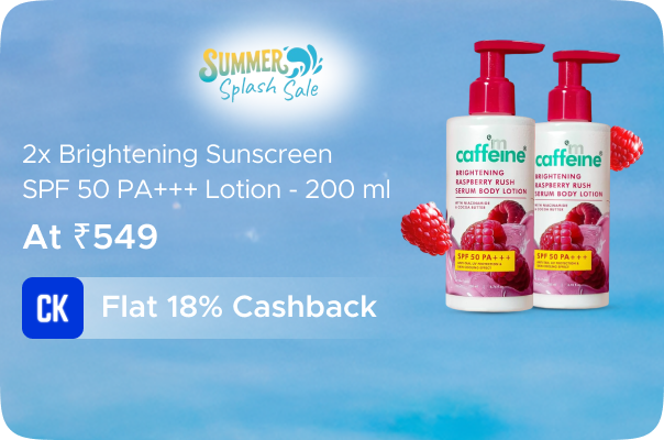 mCaffeine: Buy 2 X Brightening Sunscreen SPF 50 PA++