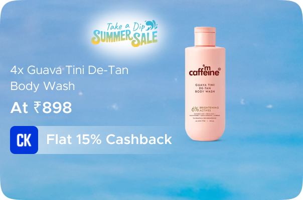 mCaffeine: Buy 4 X Guava Tini De-Tan Body Wash - 300