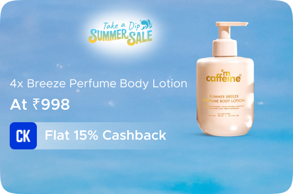 mCaffeine: Buy 4 X Breeze Perfume Body Lotion at Rs.