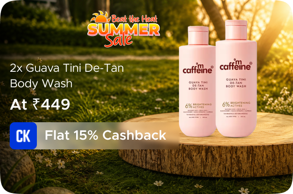 mCaffeine: Buy 2 X Guava Tini De-Tan Body Wash - 300