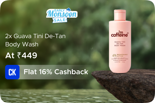 mCaffeine: Buy 2 X Guava Tini De-Tan Body Wash - 300