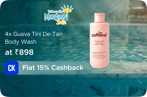 mCaffeine: Buy 4 X Guava Tini De-Tan Body Wash - 300