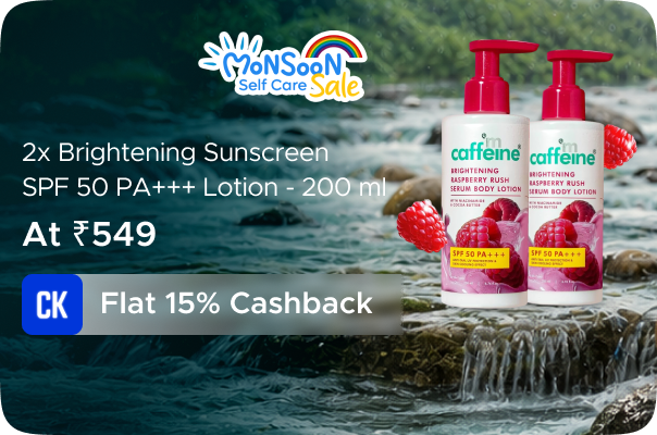 mCaffeine: Buy 2 X Brightening Sunscreen SPF 50 PA++