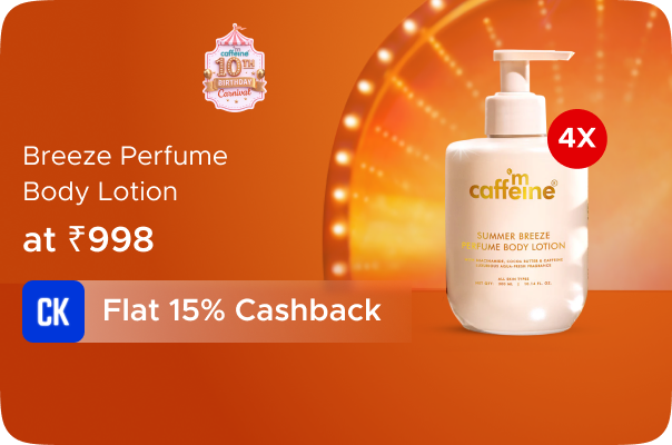 mCaffeine: Buy 4 X Breeze Perfume Body Lotion at Rs.