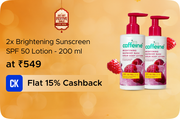 mCaffeine: Buy 2 X Brightening Sunscreen SPF 50 PA++