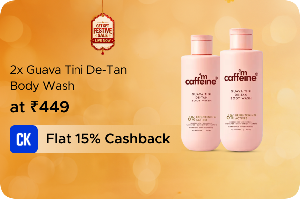 mCaffeine: Buy 2 X Guava Tini De-Tan Body Wash - 300