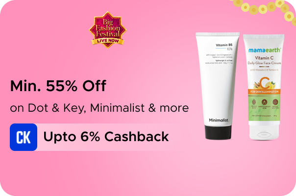 Min 55% Off on Dot & Key, Minimalist & more