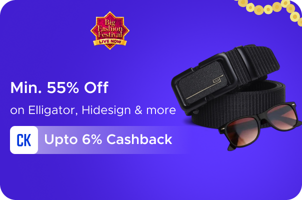 Min 55% Off on Vincent Chase, Hidesign & more + Upto 6% Cashback
