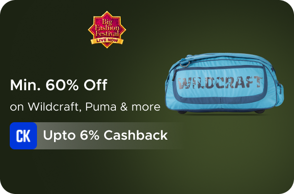 Min 60% Off on Wildcraft, Puma & more