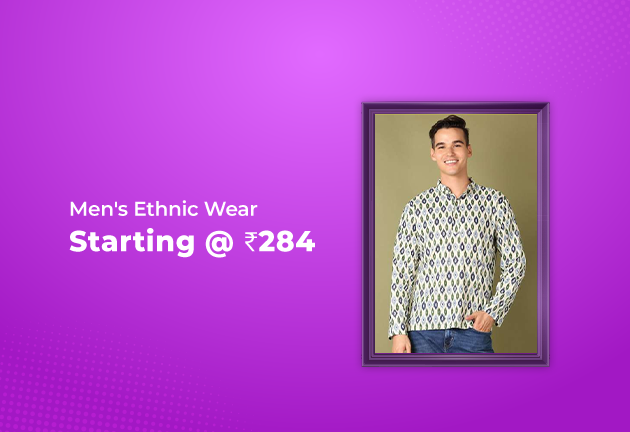 Men's Ethnic Wear Starting @ Rs 284