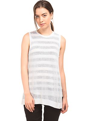 Nautica Layered High Slit Top Nautica Layered High Slit Top