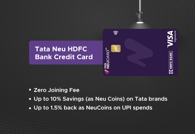 


Tata Neu HDFC Credit Card