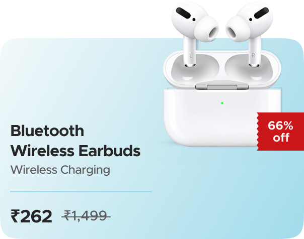 Zop Bluetooth Wireless Earbuds | Wireless Ch — effective ₹275 (was ₹799)