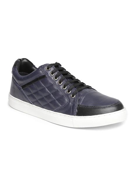 Ruosh Men Navy Leather Sneakers Ruosh Men Navy Leather Sneakers