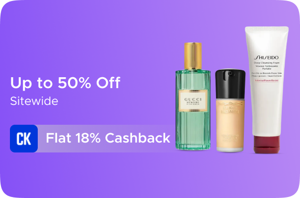 SSBeauty: Upto 50% Off sitewide + Flat 18% CashKaro Cashback