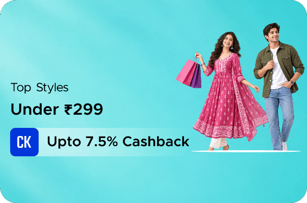 Top Styles under Rs.299 + Upto 7.5% CashKaro Cashback