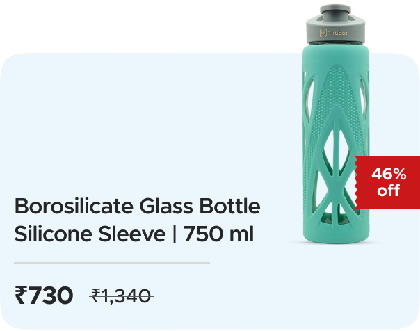 Tintbox: Buy Borosilicate Glass Bottle Silicone Sleeve, 750 ml worth Rs 1340 at Rs 730