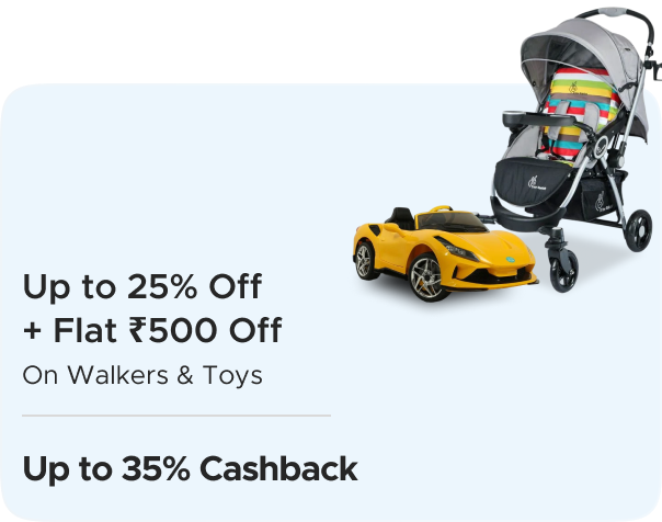 MiniKlub: Upto 25% Off on Walkers and Toys + Flat ₹500 off on Orders over ₹1000 + Flat 35% CashKaro Cashback