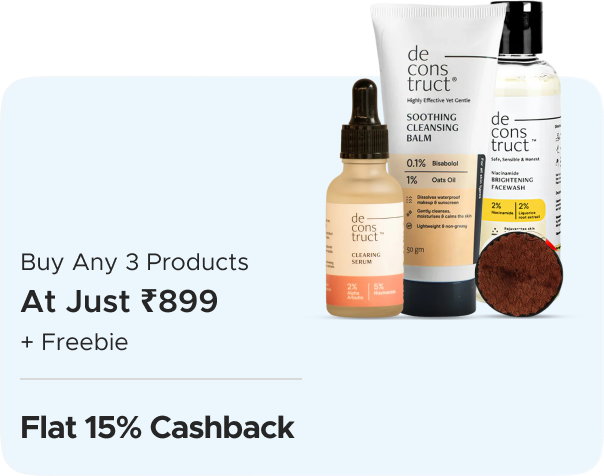 Deconstruct: Buy Any 3 Products at Just Rs 899 + Fre