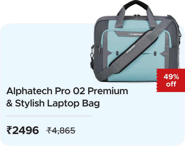 Uppercase: Buy Alphatech Pro 02 – Premium & Stylish Laptop Bag worth Rs. 4865 at Just Rs. 2496