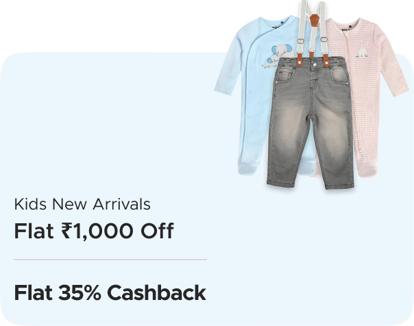 MiniKlub: Kids New Arrivals + Flat ₹1,000 Off + Flat 35% CashKaro Cashback