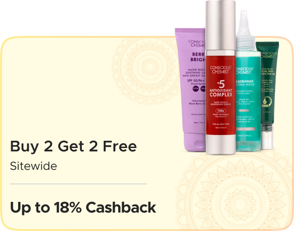 Conscious Chemist: Buy 2  Get 2 Free Sitewide  + Upt