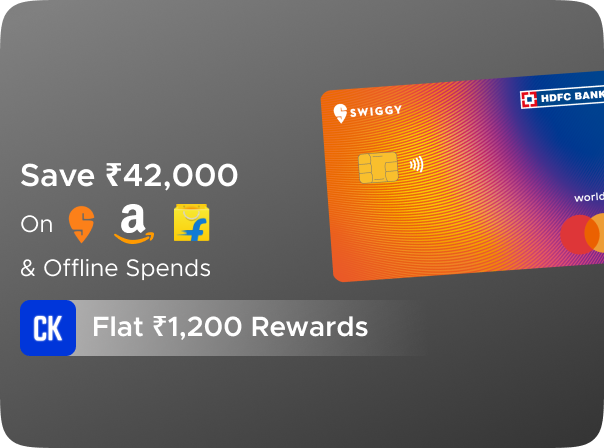 Earn Flat Rs 1200 CashKaro Rewards on HDFC Swiggy Credit Card Activation